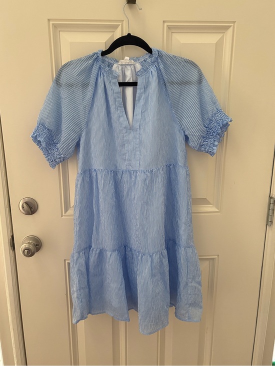 THML Dresses & Skirts - THML Flutter Sleeve Striped Tiered Dress Size XS